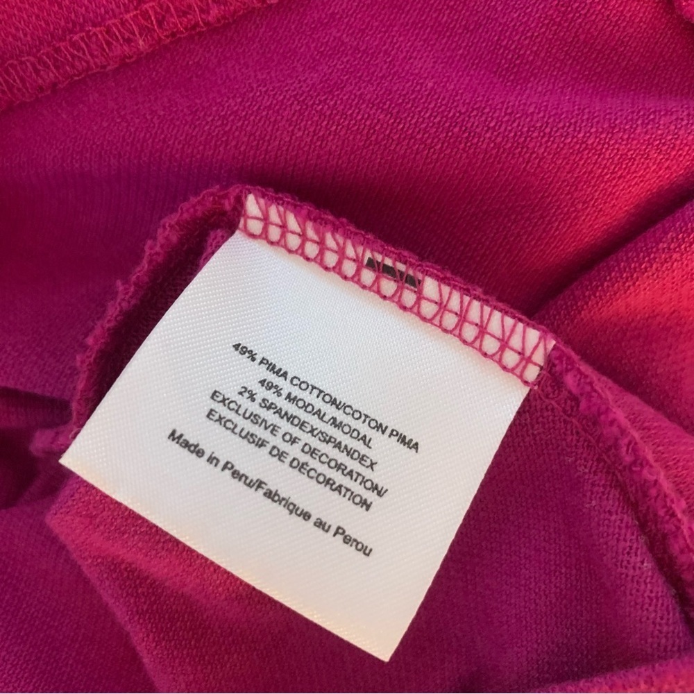 TORY BURSH
'Lidia' Ruffle Polo Shirt, magenta - Picture 5 of 7
